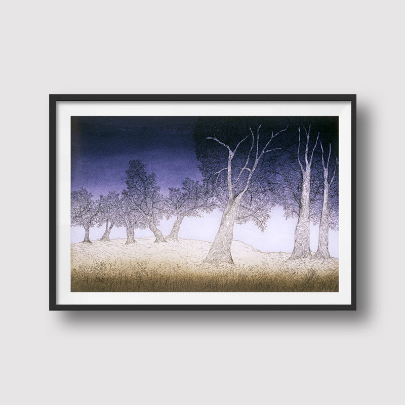 Paramjit Singh | Eight Trees | Limited Edition Etching