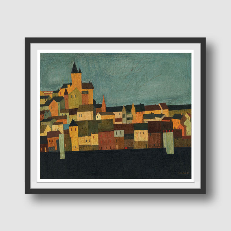 S.H. Raza | Carcassonne | Limited Edition Print