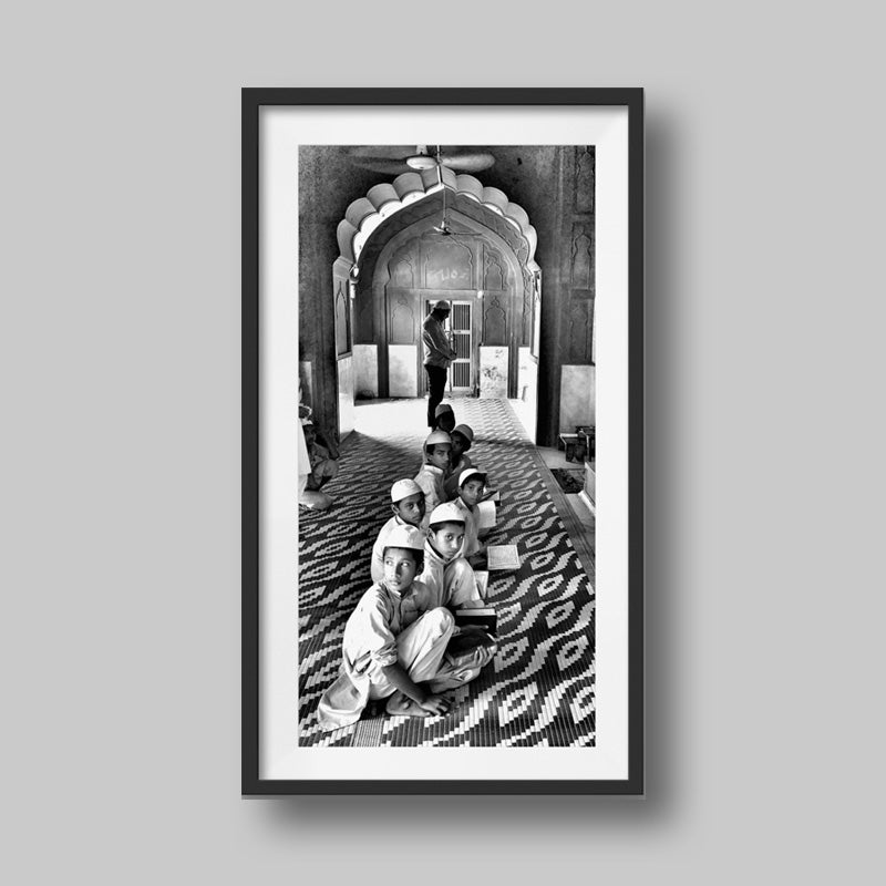 William Dalrymple | Quran class, Fakhr-ul Masjid, Kashmiri Gate, Old Delhi