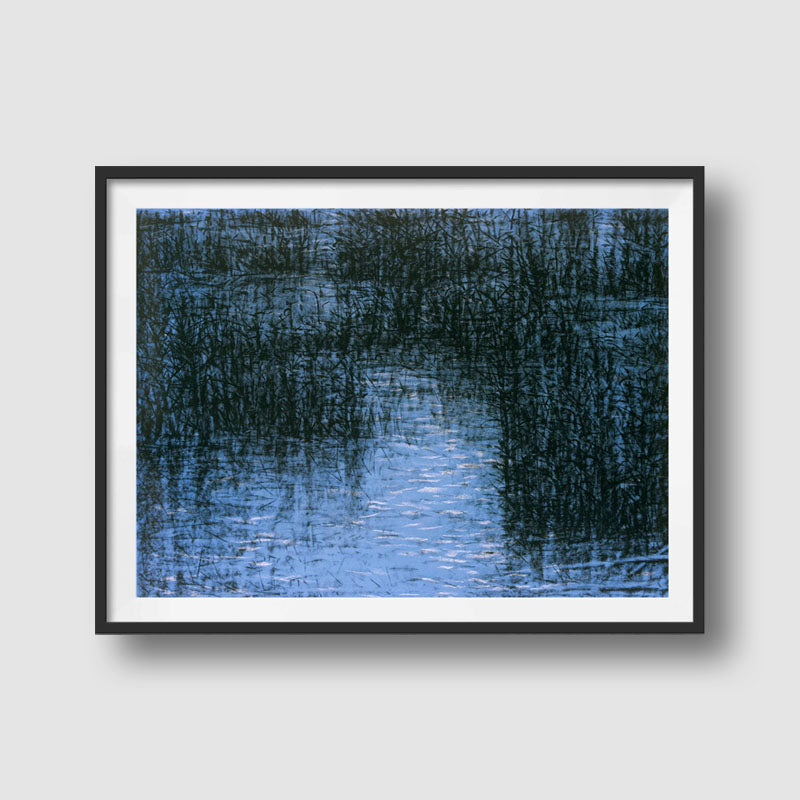Paramjit Singh | Grass Water - II | Limited Edition Etching