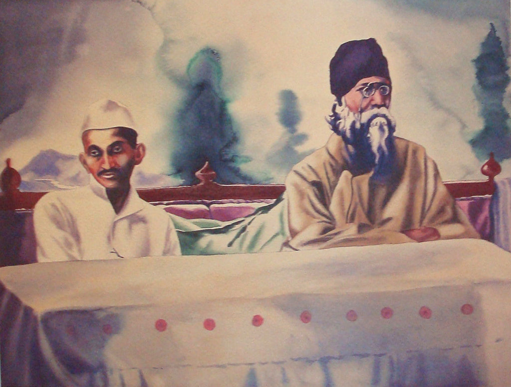Atul Dodiya | Reception for Gurudev (6th Gujarati Sahitya Parishad, 1920) | Limited Edition Print