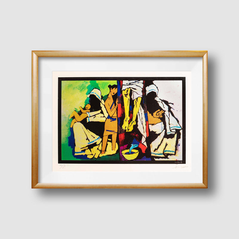 M.F. Husain | Theorama: Christianity | Limited Edition Serigraph