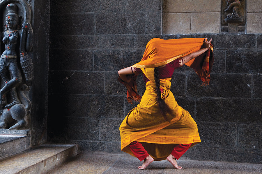 Briana Blasko | Bharatanatyam Dancer/Kalakshetra Cotton Chennai, Tamil Nadu