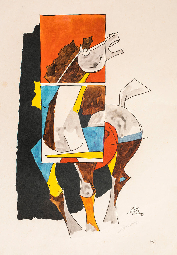 M.F. Husain | Untitled (Horse) | Limited Edition Print